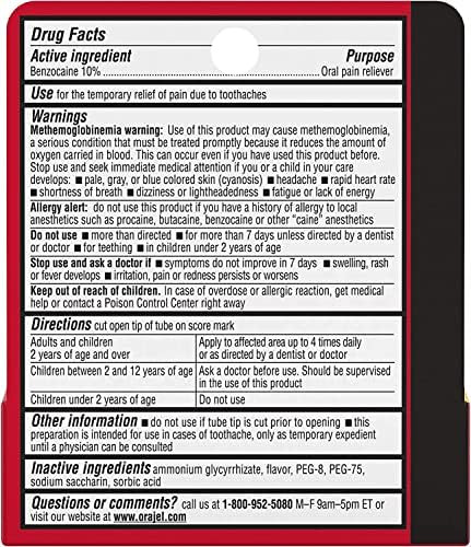 Orajel Gel Regular 0.25 Oz.