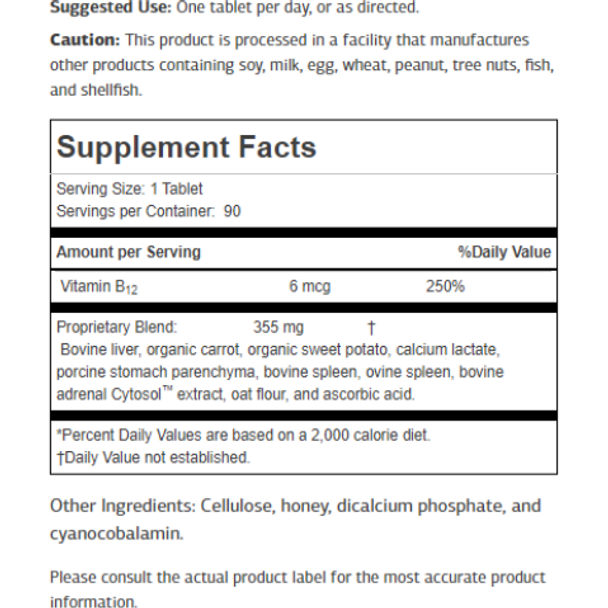 Cataplex B12 90 Tablets