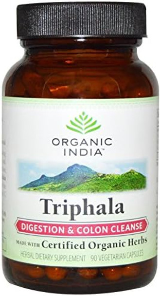 Organic India Triphala Vegetarian Capsule 90 Per Pack 2 Packs Per Case.2