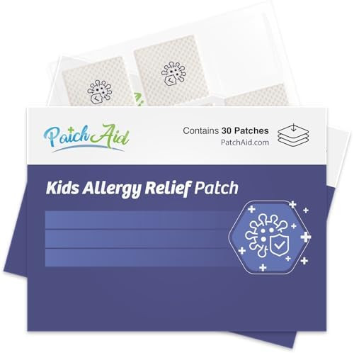 Kids Allergy Relief Topical Patch By Patchaid 30Day Supply