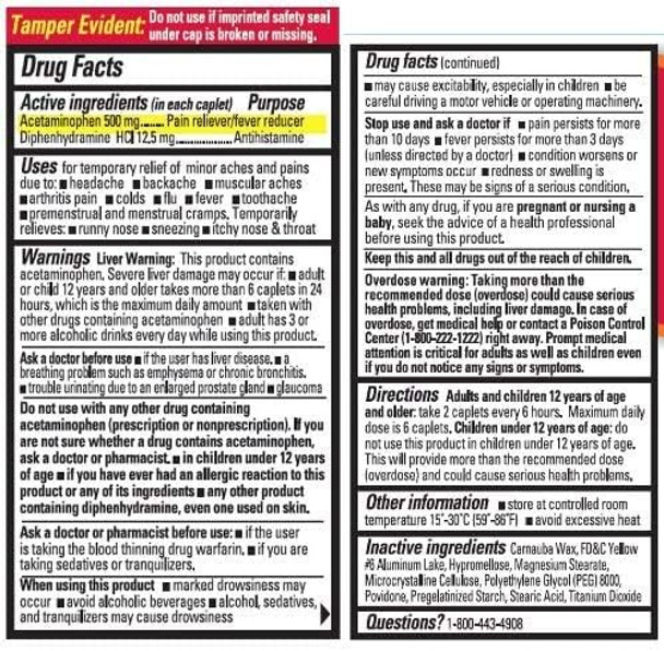 Percogesic Extra Strength Pain Relief Aspirin Dual Action Relief 40 Coated Caplets (6 Pack) Percogesic Extra Strength Pain Relief Aspirin Dual Action Relief 40 Coated Caplets (6 Pack)