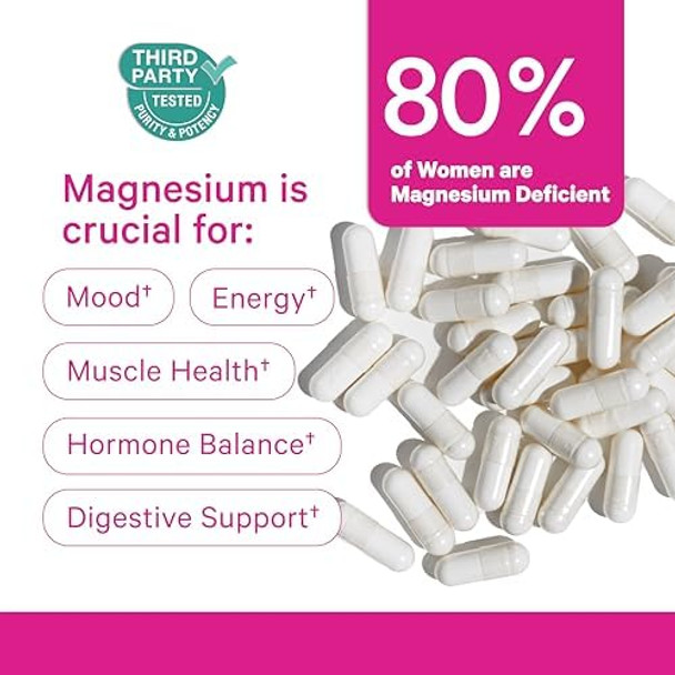 Pink Stork Mood + Wellness Bundle Cortisol Complex + Magnesium Glycinate Mood And Wellbeing Calm Stress Support Energy
