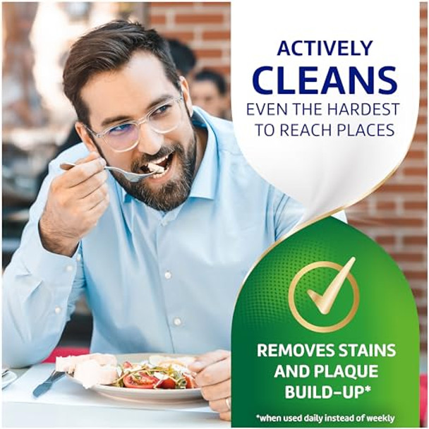 Polident 3 Minute Antibacterial Dental Appliance Cleanser Tablets 60 Count