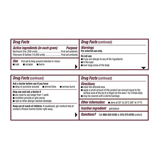 Polysporin First Aid Antibiotic Ointment 0.5 Oz (Pack Of 11)