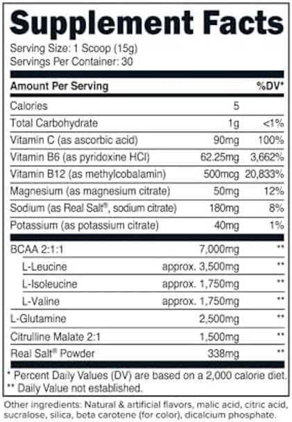Primaforce Bcaa Powder (Watermelon) 7000Mg 2:1:1 Bcaas 30 Servings Postworkout Recovery Drink With Amino Acids And Real Salt For Men & Women Primaforce Bcaa Powder (Watermelon) 7000Mg 2:1:1 Bcaas 30 Servings Postworkout Recovery Drink With Amino Acids And Real Salt For Men & Women