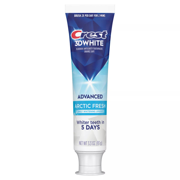 Crest 3D White Advanced Teeth Whitening Arctic Fresh Toothpaste - 3.3oz