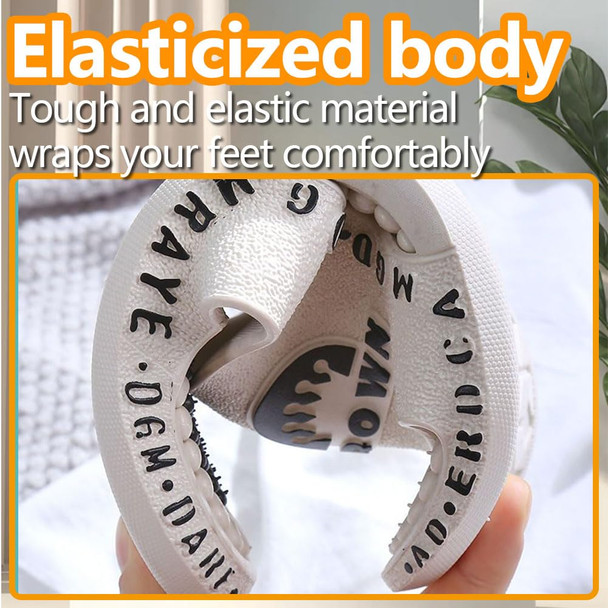 Acupressure Slippers Acupuncture Slippers Massage Slippers Foot Reflexology Acupressure Sandals Non-Slip Slippers for Men (Black,us Men 7.5-8)