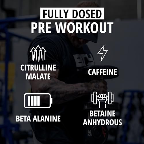 TC Nutrition Batch 27 Pre Workout Powder  8g Citrulline 3.5g Beta Alanine 2.5g Betaine 325mg Caffeine Instant Energy Focus Pumps and Strength Nitric Oxide Booster and Powerful Preworkout 20sv Orange Cream