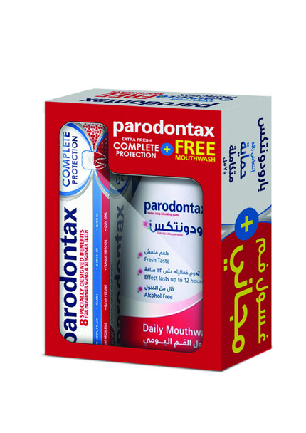 Parodontax Toothpaste Complete Protection Extra Fresh 75ml+Mouthwash 50ml