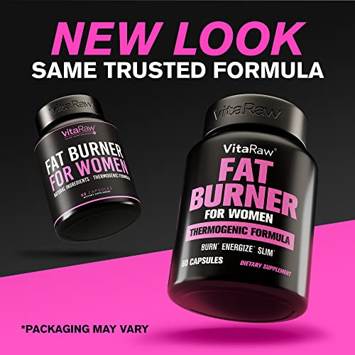 VitaRaw Weight Loss Pills for Women Diet Pills for Women The Best Fat Burners for WomenThis Thermogenic Fat Burner is a Natural Appetite Suppressant and Metabolis Bomoster Supplement Helps Reduce Belly Fat