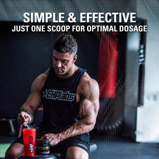 EHP Labs OxyShred Hardcore Super Dosed Pre Workout Powder  Preworkout Powder with L Glutamine and Acetyl L Carnitine Energy Boost Drink 275mg of Caffeine Watermelon Candy 40 Servings