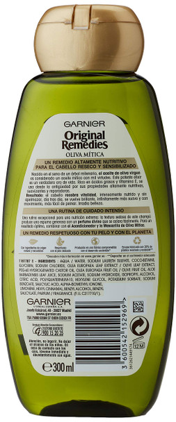 Garnier Original Remedies Extreme Nutrition Mythical Olive Shampoo for Dry and Sensitized Hair – 300 ml