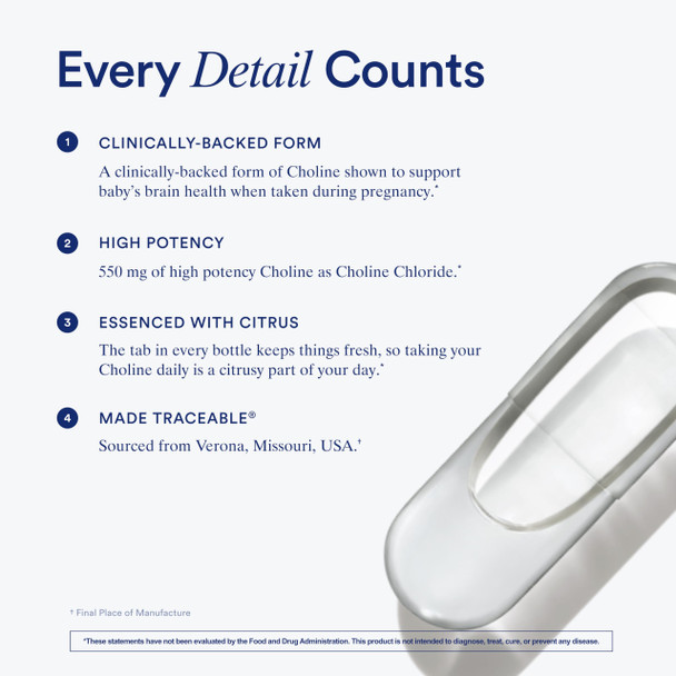 Ritual Natal Choline Supplement | 550mg | 30 Day Supply