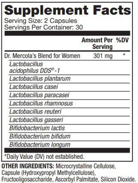 Dr. Mercola Complete Probiotics for Women