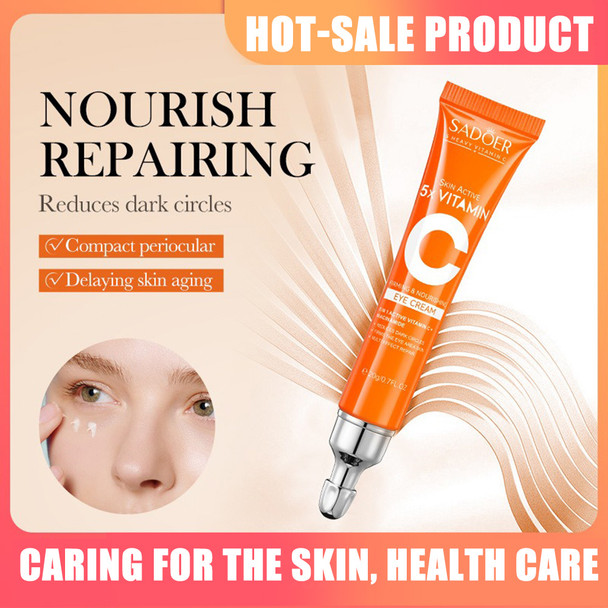 Fast-acting Eye Cream Anti Wrinkle Firming Eye Bag Removal Anti Puffiness Dark Circles Eye  Fade Fine Lines Brighten Eye Gel 20g