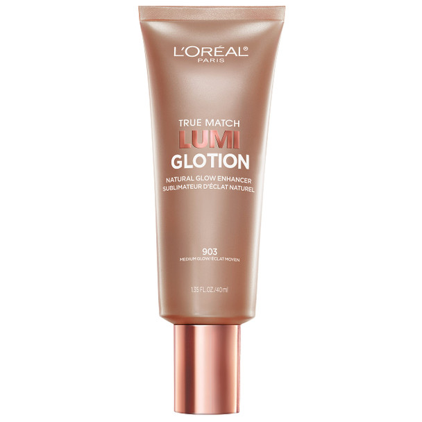 L'Oreal Paris Makeup True Match Lumi Glotion Natural Glow Enhancer Illuminator Highlighter Bronzing Drops For a Sun Kissed Glow 904 Deep