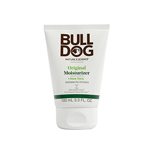 Bulldog Mens Skincare Original Face Moisturizer 3.3Oz And Original Shave Gel 5.9Oz Bundle