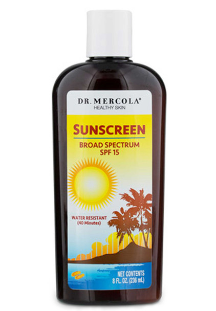 Dr. Mercola Natural Sun Screen SPF 15