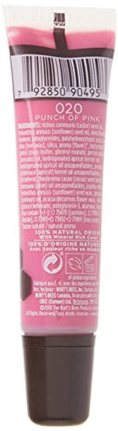 Burt'S Bees Lip Gloss Punch Of Pink 0.02 Ounce