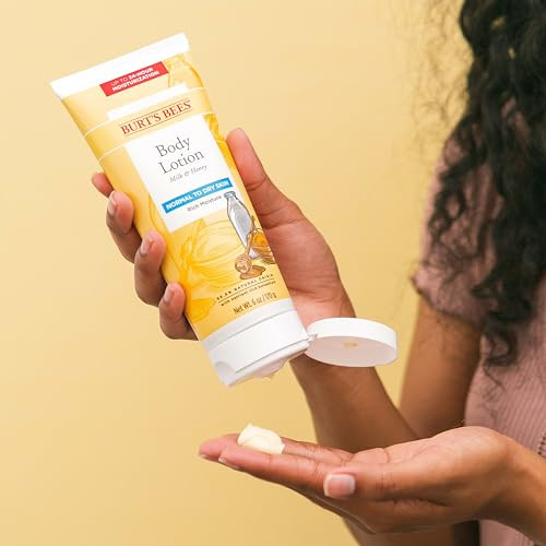 Burt’S Bees Body Lotion For Normal To Dry Skin With Milk & Honey 6 Oz (Package May Vary)