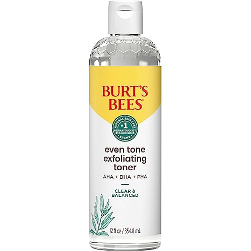 Burt’S Bees Clear And Balanced Even Tone Liquid Face Exfoliator Gentle Exfoliator Reduces Look Of Pores And Improves Uneven Pigmentation 12 Oz