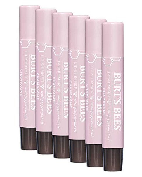 Burt'S Bees Lip Shimmer Champagne 0.09 Oz (Pack Of 6)