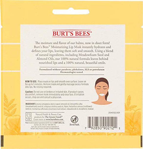Burt'S Bees Moisturizing Lip Mask For Women 0.02 Ounce