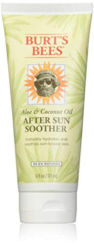 Burt'S Bees After Sun Lotion With Hydrating Aloe Vera & Coconut Oil - Summer Essentials Sunburn Relief Natural After Sun Soother 6 Oz