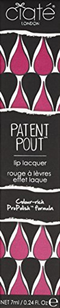 Ciate London Patent Pout Lip Lacquer For Women Abracadabra/Purple 0.24 Ounce