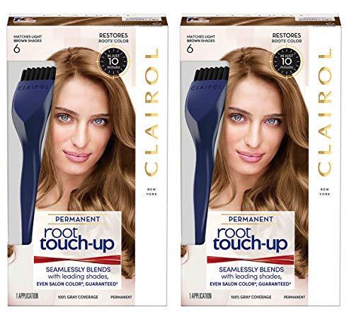 Clairol Nice 'N Easy Root Touch-Up Light Brown #6(Pack Of 2)