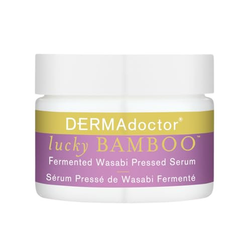 Dermadoctor Lucky Bamboo Probiotic Fermented Wasabi Pressed Serum Korean Skin Care Inspired. Hydrating Balancing And Pore Minimizer Hyaluronic Acid Serum For Face - 1.69 Oz