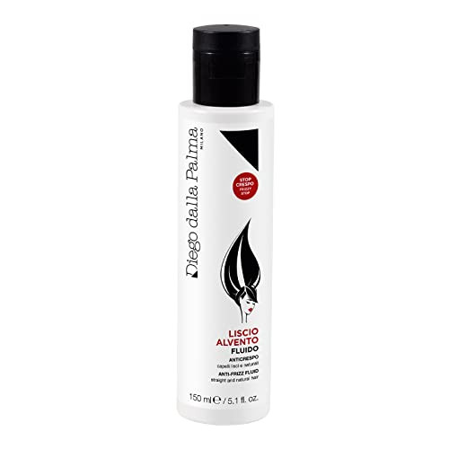 Diego Dalla Palma Anti-Frizz Fluid - Hair Treatment - Eliminates Frizz From All Hair Types - Leaves Hair Straight Flowing Soft And Shiny - Protects Against Radicals - 5.1 Oz