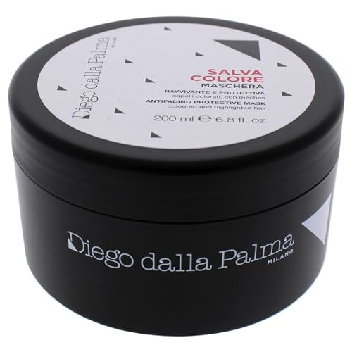 Diego Dalla Palma Anti-Fading Protective Hair Mask - Colored And Highlighted Hair - Preserve And Make The Hair Color Last Longer - Protects The Hair From External Aggressions - 6.8 Oz