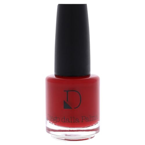 Diego Dalla Palma Nail Polish - Full Intense Color - High Coverage - Smooth Even Application - Maxi Brush For Precise Application - Glossy Finish - Long-Lasting - 225 Bloody Mary - 0.5 Oz