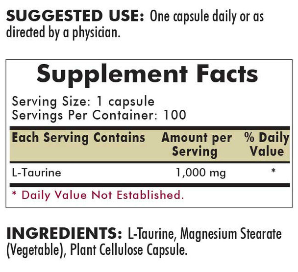 Kirkman L-Taurine 1000 mg