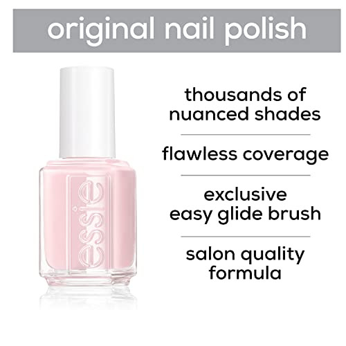 Essie Nail Polish Limited Edition Spring Collection Pastel Blue Nail Color With A Cream Finish 8- Vegan Formula Flight Of Fantasy 0.46 Fl Oz