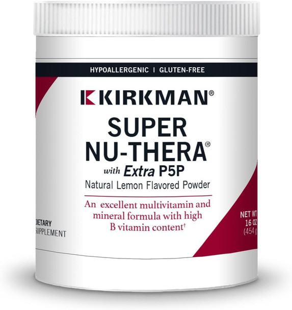 Kirkman Super Nu-Thera® with 25 mg P-5-P Powder - New Improved Formula 454 gm/16 oz