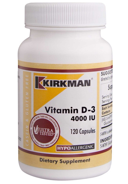 Kirkman Vitamin D-3 4000 IU