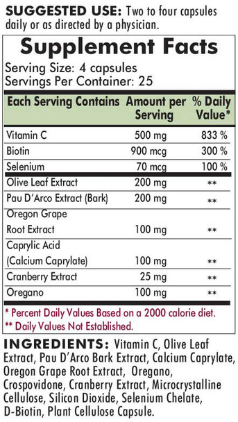 Kirkman Yeast-Aid Advanced Formula Capsules