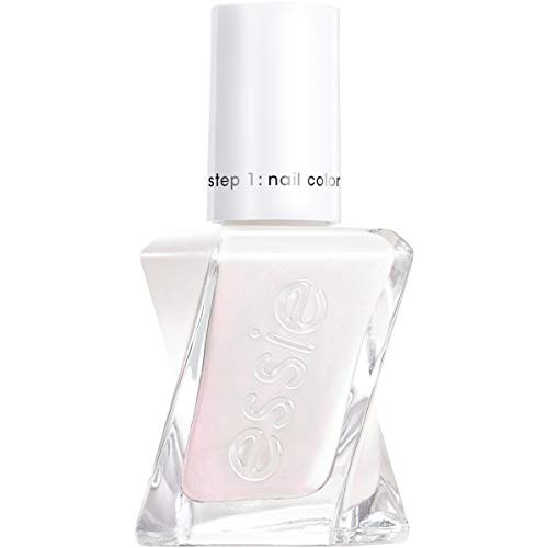 Essie Longwear Nail Polish Summer 2020 Sunset Soiree Collection Elegant Sheer Ivory Nail Color With A Shimmer Finish Chiffon The Move 0.46 Fl Ounce