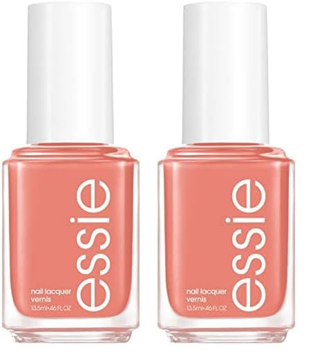 Essie Nail Polish Salon-Quality Coral Nail Polish Unguilty Pleasures Vegan Snooze In 0.46 Fl Oz