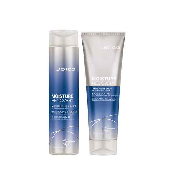 Joico Moisture Recovery Moisturizing Set | Replenish Loss Moisture & Smoothness | For Thick/Coarse/Dry Hair