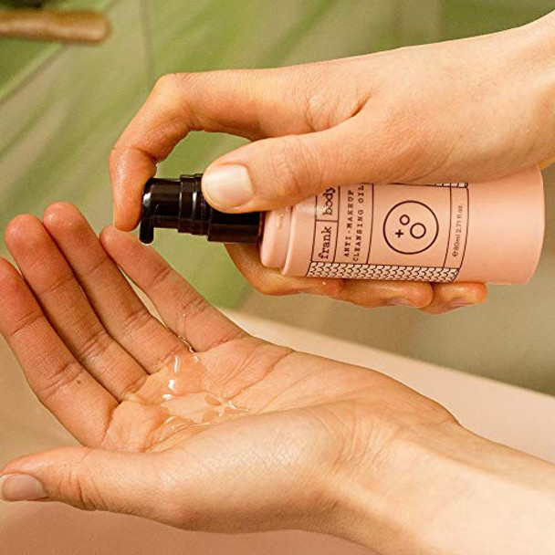Frank Body Anti-Makeup Cleansing Oil Wipe- Makeup Remover Made With Coffee Grapeseed & Bha Acid Naturally Removes Makeup & Cleanses Skin Vegan & Paraben 80Ml -- 2.71Oz