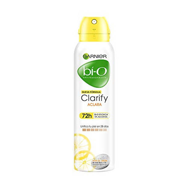 Garnier Bi-O Clarify Lemon Scent Body Deodorant Spray 48 Hour Protection