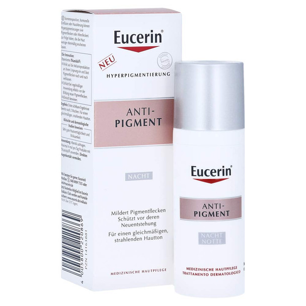 Eucerin ANTI-PIGMENT - Pigment Reducing Night Cream - 50 milliliters (1.7 ounces)