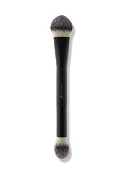 Glo Skin Beauty 107 Contour & Highlighter Brush Dual Ended Brush Used To Pick Up Product And Sweep Over The Skin For A Natural Look