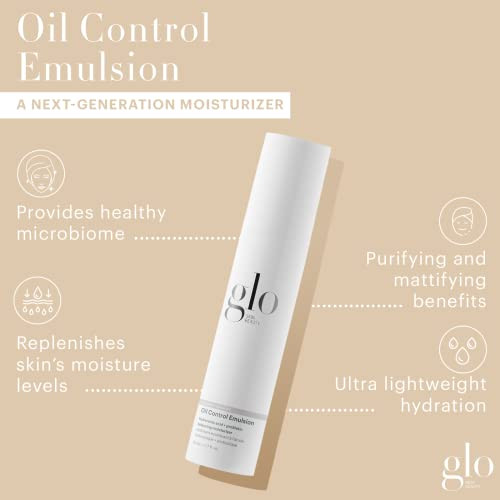 Glo Skin Beauty Oil Control Emulsion Moisturizer Ultra Light Hydration Helps Reduce Shine