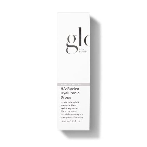 Glo Skin Beauty Ha-Revive Hyaluronic Drops Hydrating Serum Boosts Moisture Levels For Refreshed Radiant Skin (1 Fl Oz)