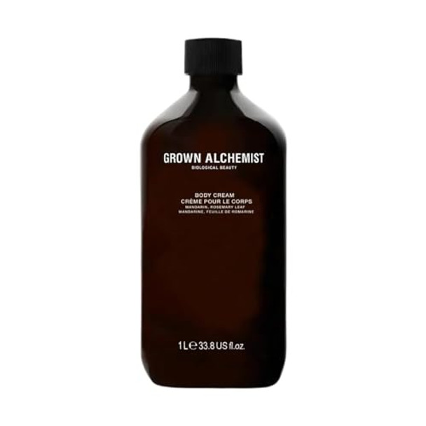 Grown Alchemist Body Cream Refill: Mandarin Rosemary Leaf. Nourishing Moisturizer Cream That Repairs And Balances Dry Skin (1L).