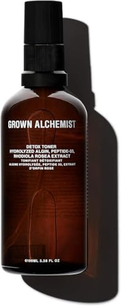 Grown Alchemist Detox Toner Mist Remove Impurities With Skin Defense & Antioxidant Protection For Less Noticeable Fine Lilnes And Wrinkles 3.38 Ounce
